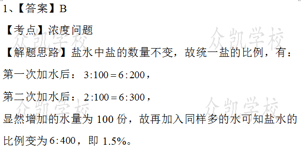 67每日一练:备战2018年管理类联考【20170817】