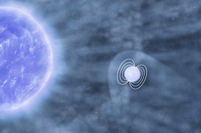 近日中国天眼观测到的脉冲星就属于中子星的一种,由于其有强磁场,且在