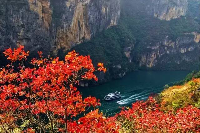 小三峽,小小三峽是國家首批5a級旅遊景區,小三峽巴霧峽是紅葉最集中的