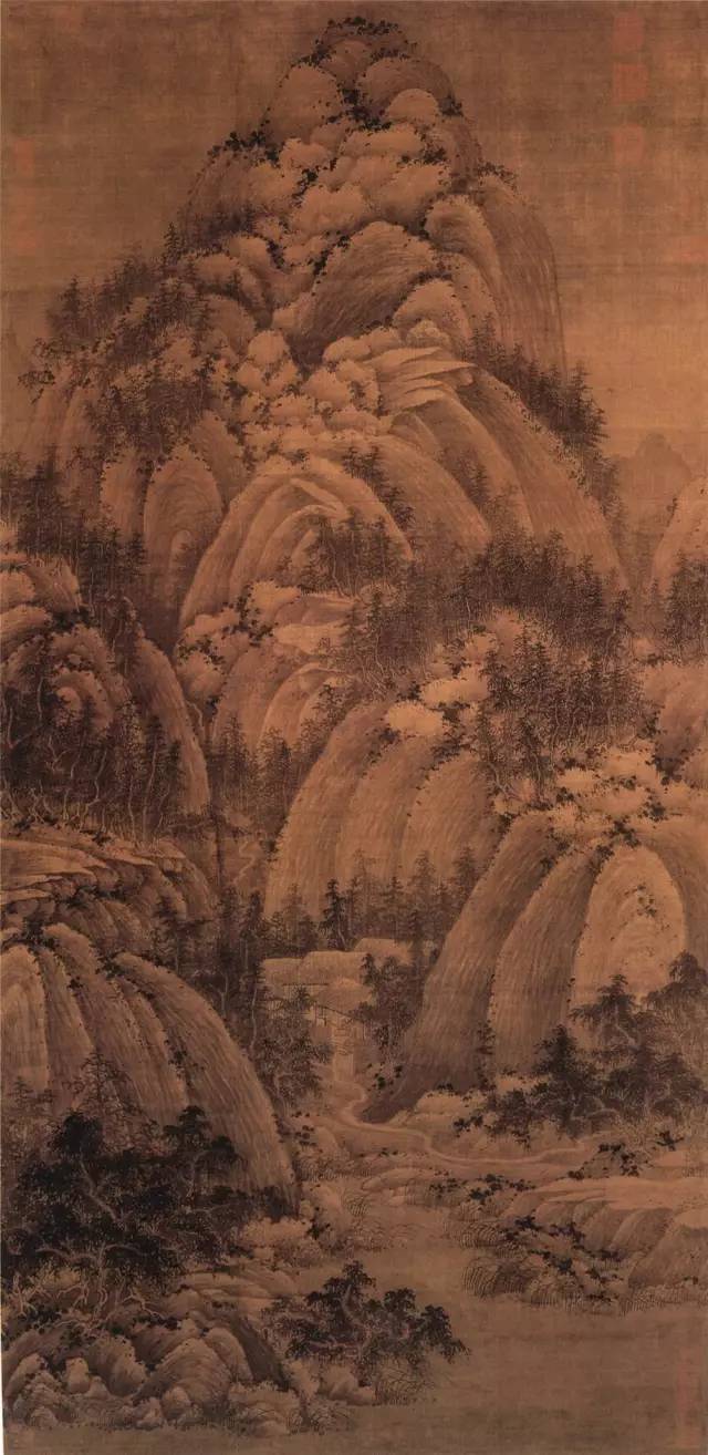 巨然《万壑松风图》,五代,上海博物馆藏