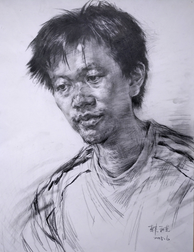 往期回顾名师刘符洁直播课堂素描肖像二头部的基本艺用解剖