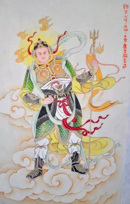 為辰神,本尊如意輪觀音《蛇》34*45cm/珊底羅大將.