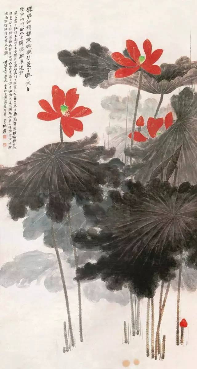 張大千筆下的