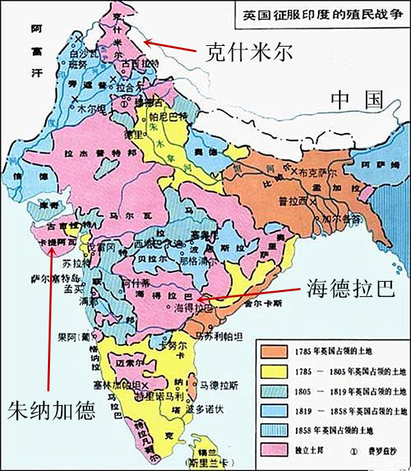 印巴分治时最后剩下了三个土邦犹豫不决结局却迥异