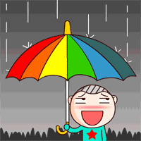 雨伞动态表情包图片