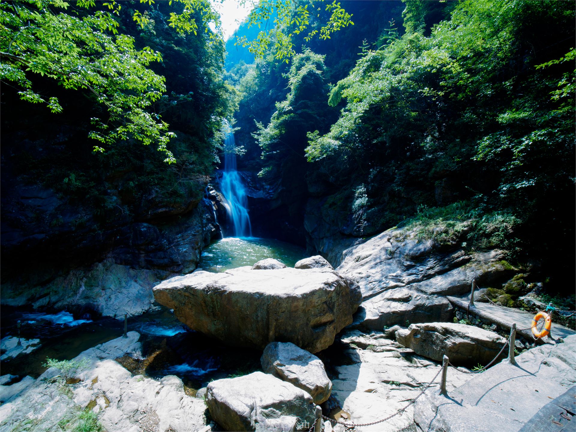 天台山,瓊臺仙谷離天最近