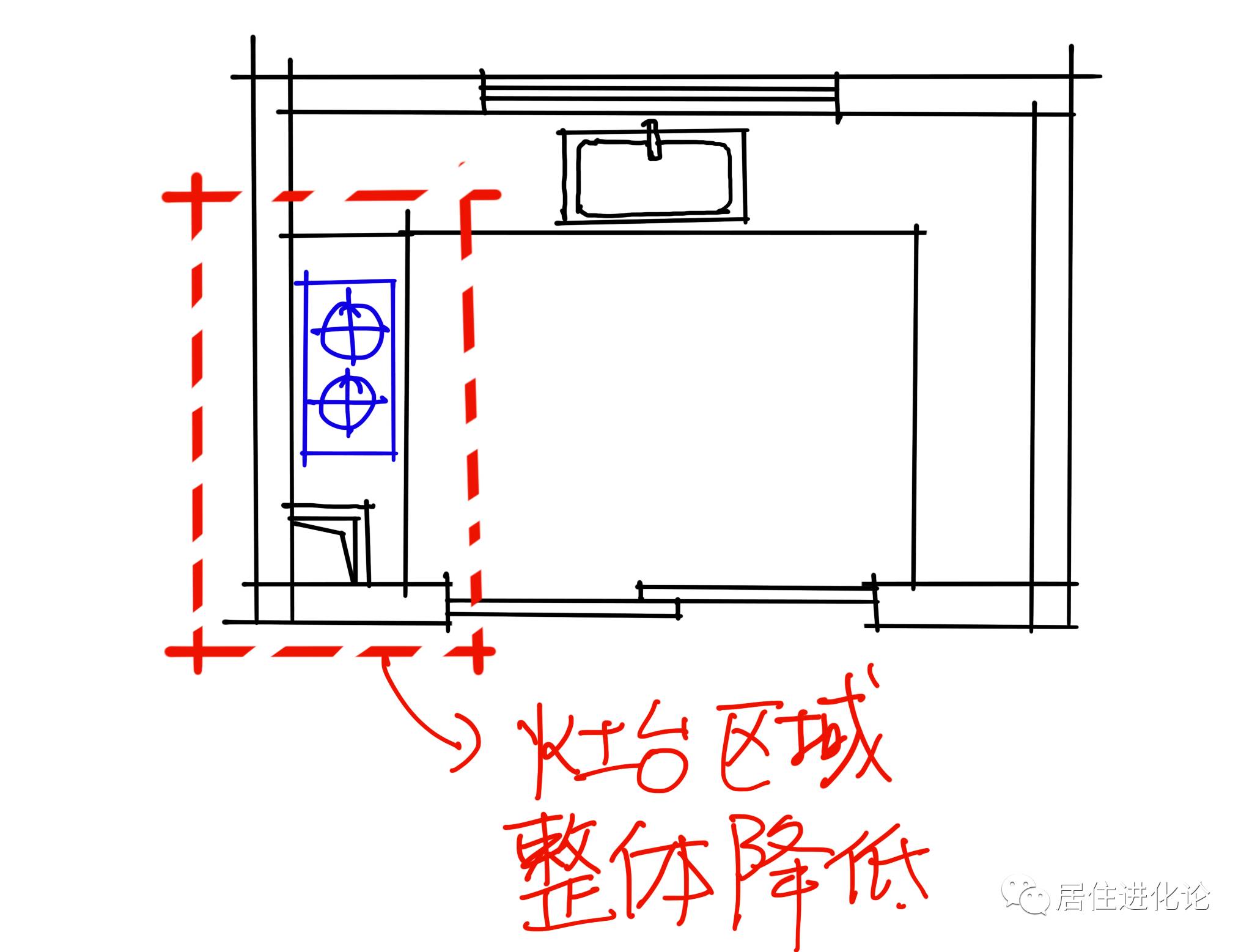 厨房cad平面布置图图片