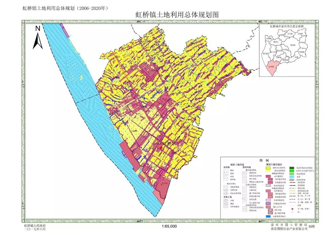 泰兴市姚王镇规划图图片