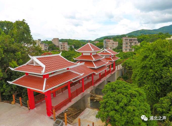 浦北乡村首座风雨桥,良江村里一道靓丽风景线!