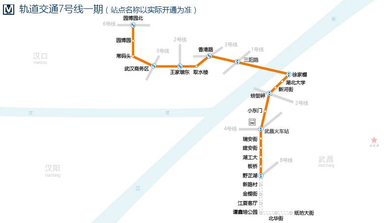 武汉地铁7号线 站点图片