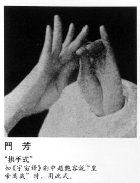 京剧指法图片