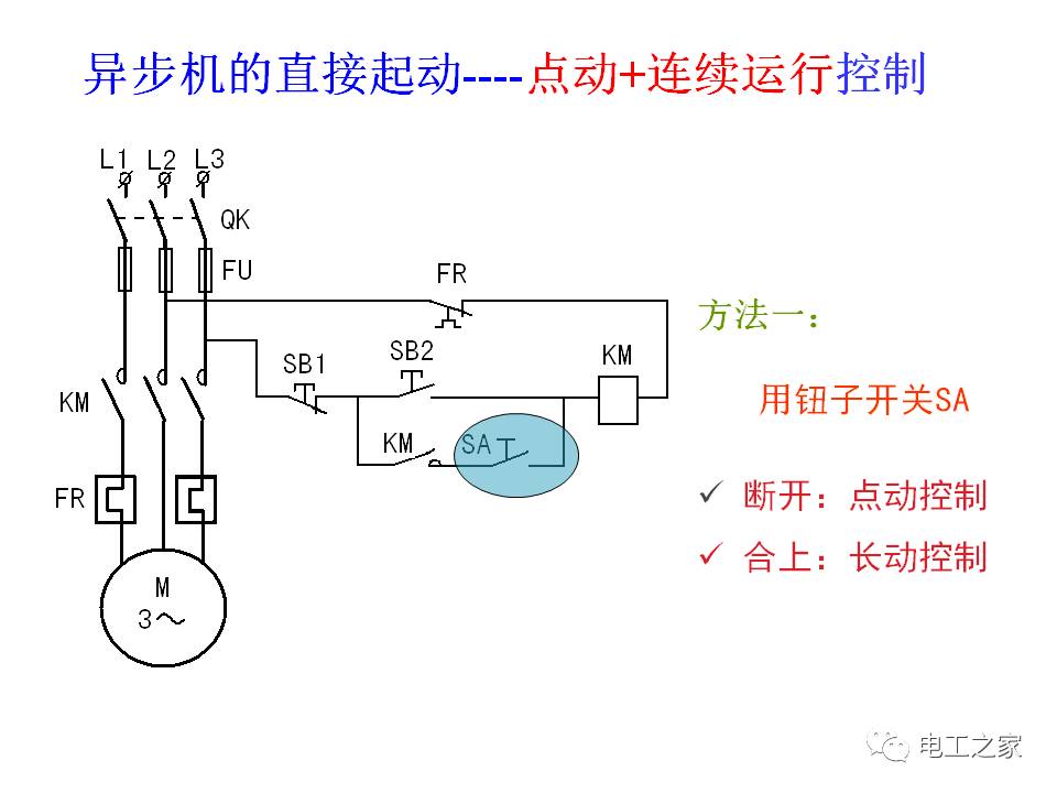 三相異步電動機基本控制電路