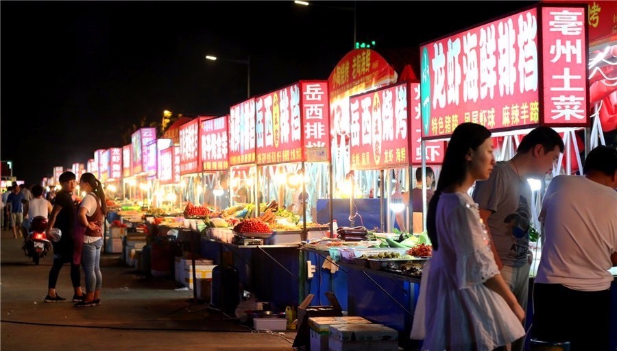 合肥大学城美食街图片