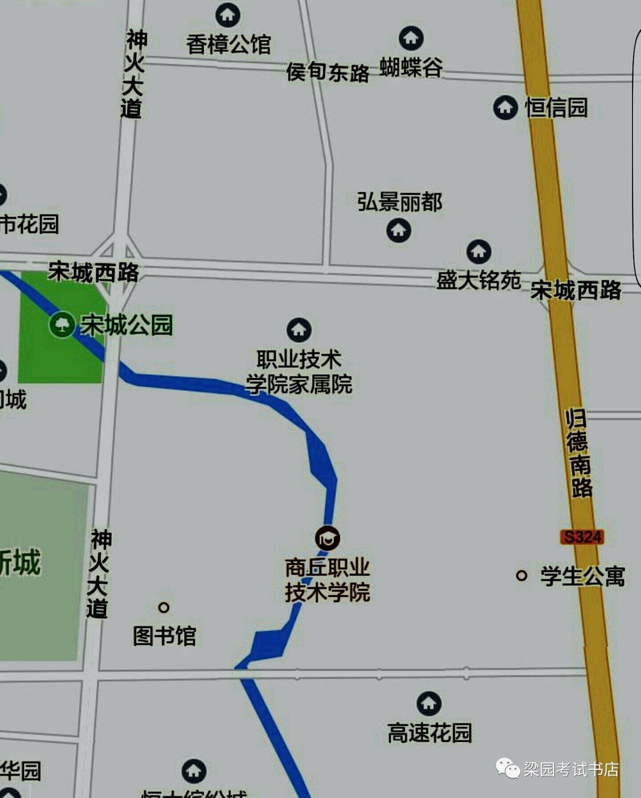考试地点:商丘工学院(长江路与睢阳大道路交叉口东200米)