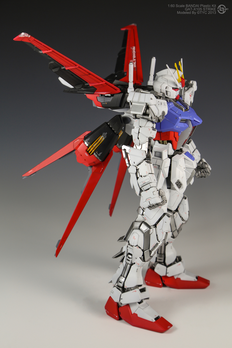 模玩作品賞析奧賽佳作回顧160pggatx105strikegundam強襲高達