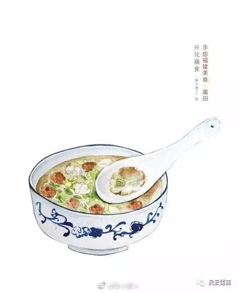 莆田美食绘画图片