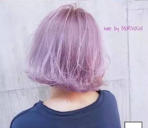 6 渐变紫色系紫色是女生都会喜欢的颜色,所以紫色这个发色也相当受