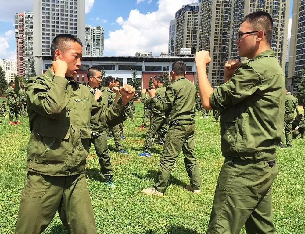 看我的擒敵拳!昆十四中弓箭步,出擊!姿勢要標準!動作要有力!