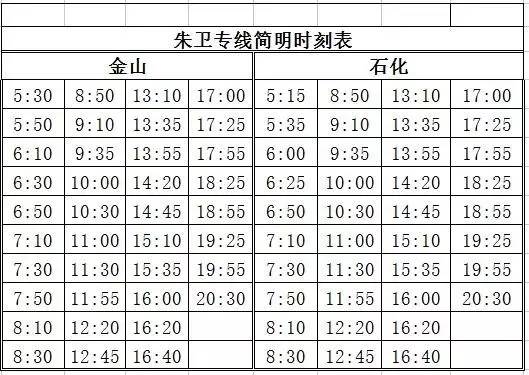 注意朱泾一路将作调整附赠朱泾公交时刻表大全