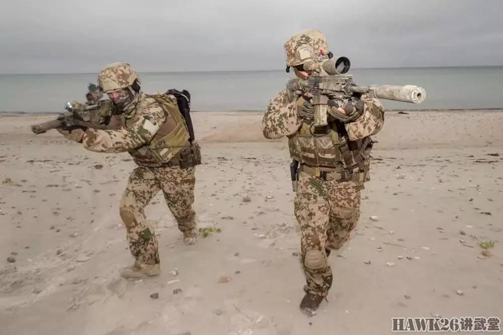 德国海军特种部队精彩训练照 上天入海无所不能