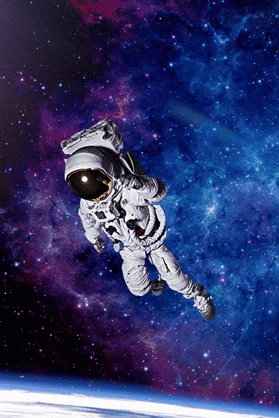 宇航员转圈gif图片