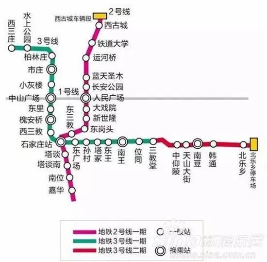 地铁三号线西延至鹿泉图片