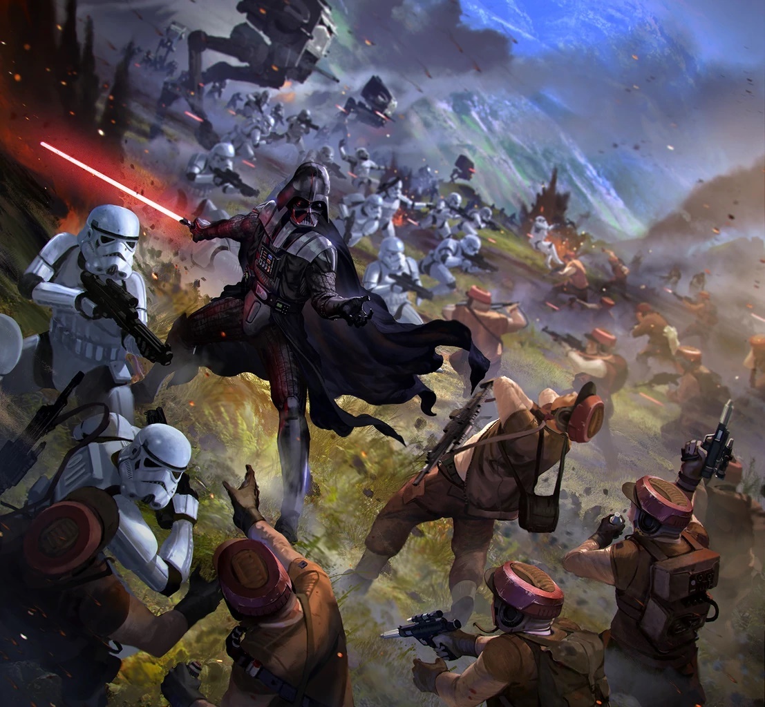 玩家可以选择义军同盟或银河帝国与朋友对弈
