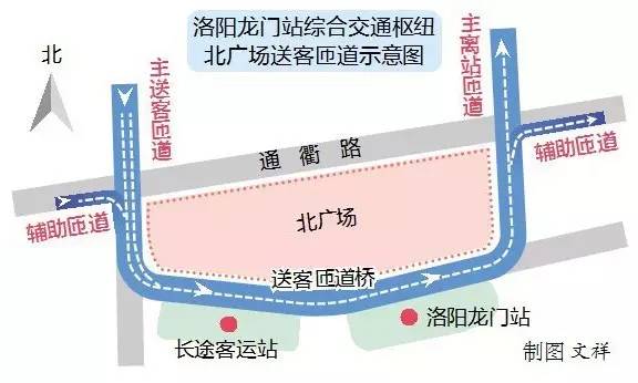 洛陽高鐵龍門站新匝道下月啟用!送站要這樣走……(建議存到手機裡)