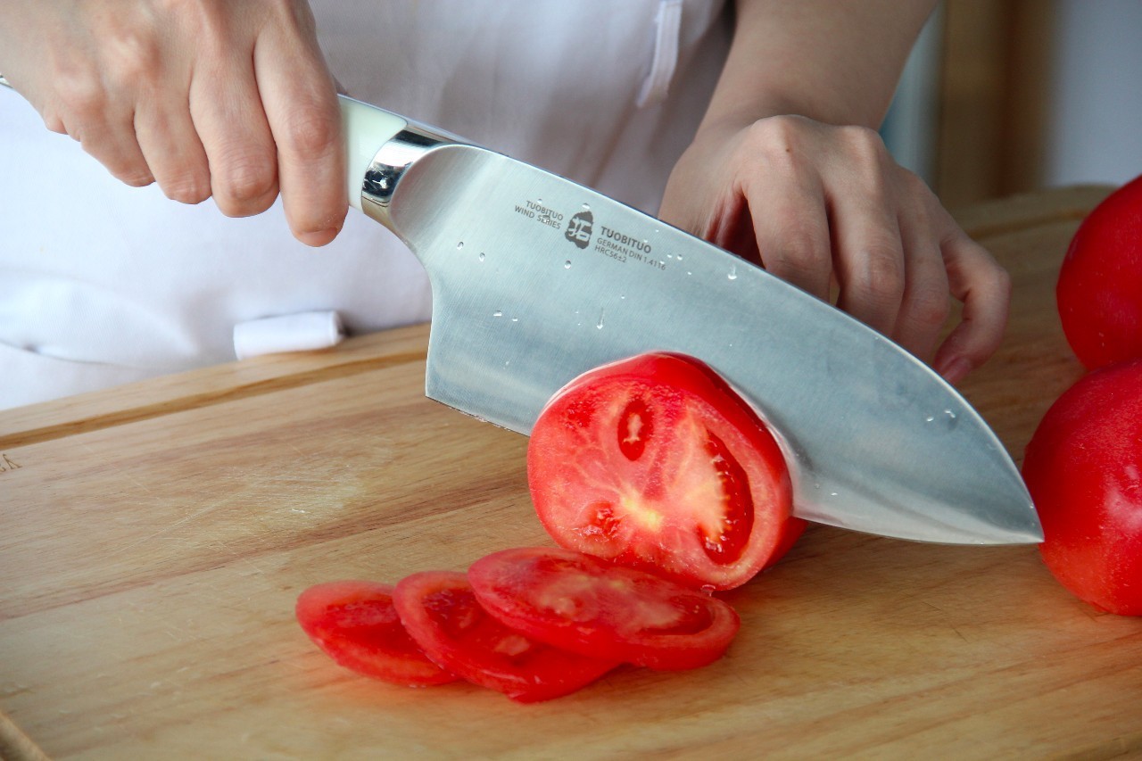 特卖切番茄不流汁切豆腐不掉渣这把刀达人亲测好用