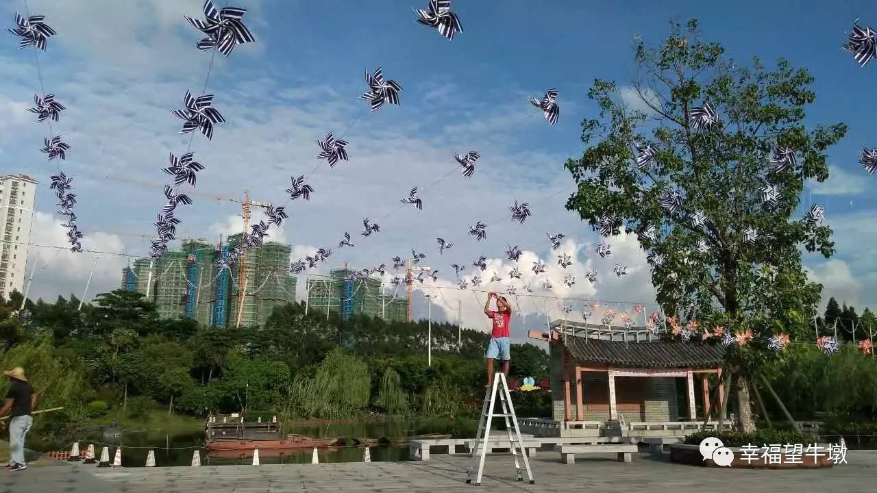 此次活動將集中在文化廣場和水鄉公園舉行,還有兩天時間,2017年望牛墩