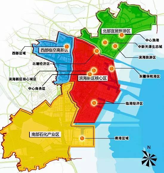 我们一起看看～到2030年,滨海新区将会建成特大城市!