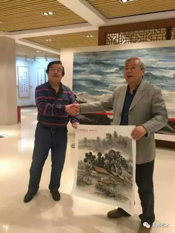 雄浑深邃画家刘宝贵厅堂山水画赏析