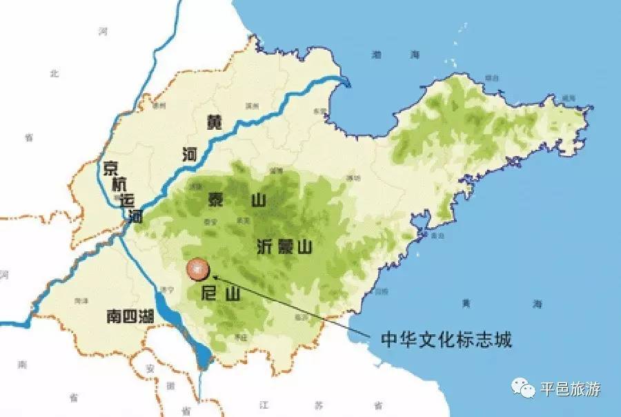 山东平邑地形图图片