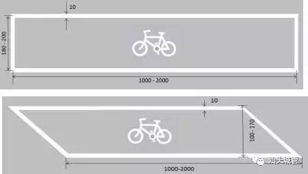 自行车停车位画法图片