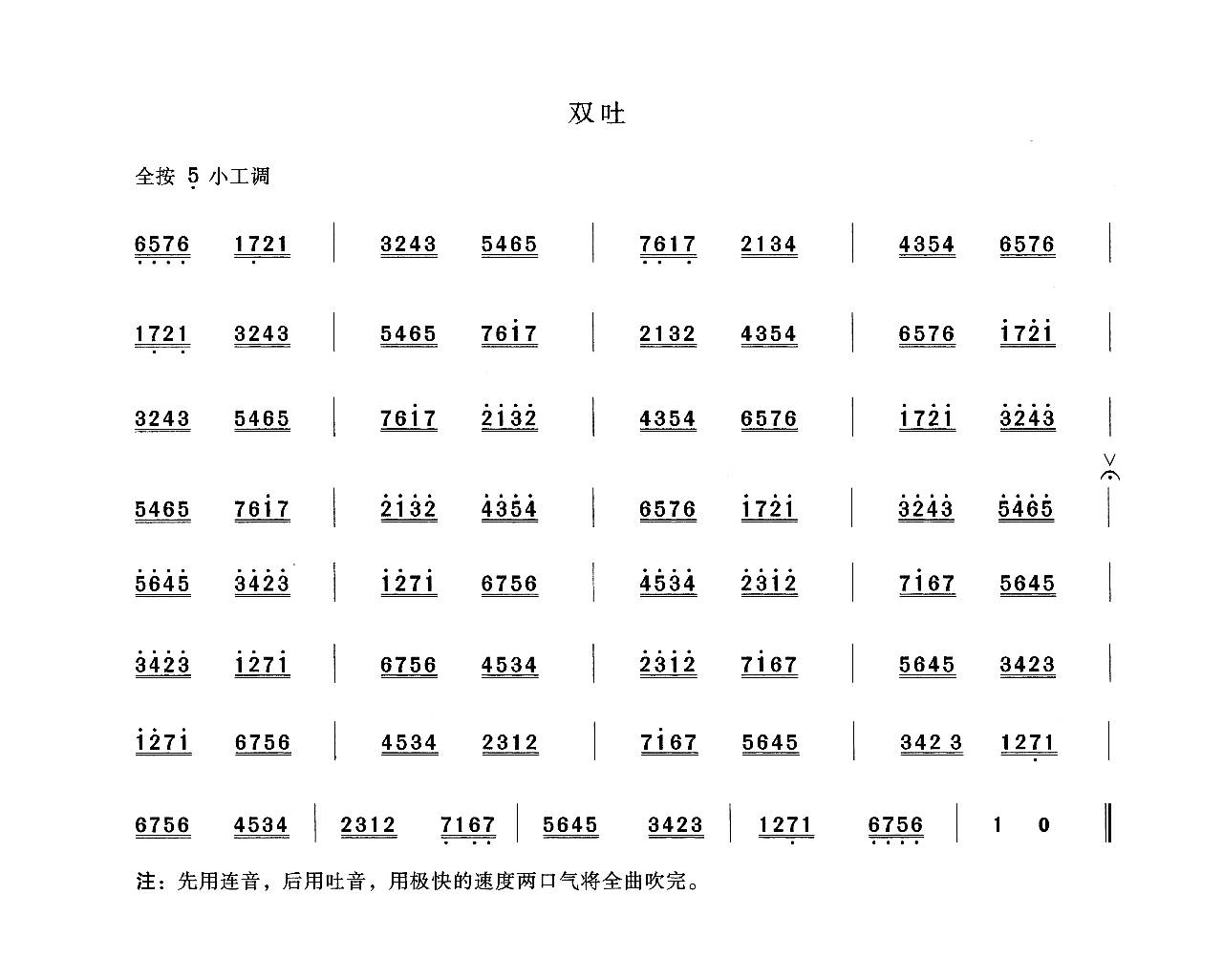 【双吐三】新爱琴·从零开始学竹笛