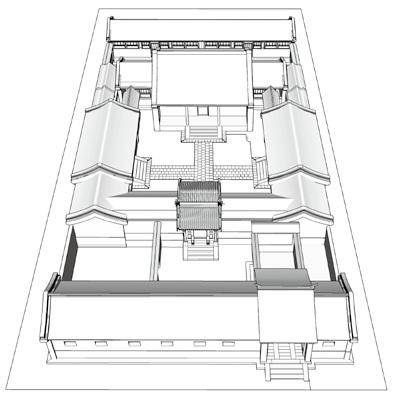 典型四合院佈局