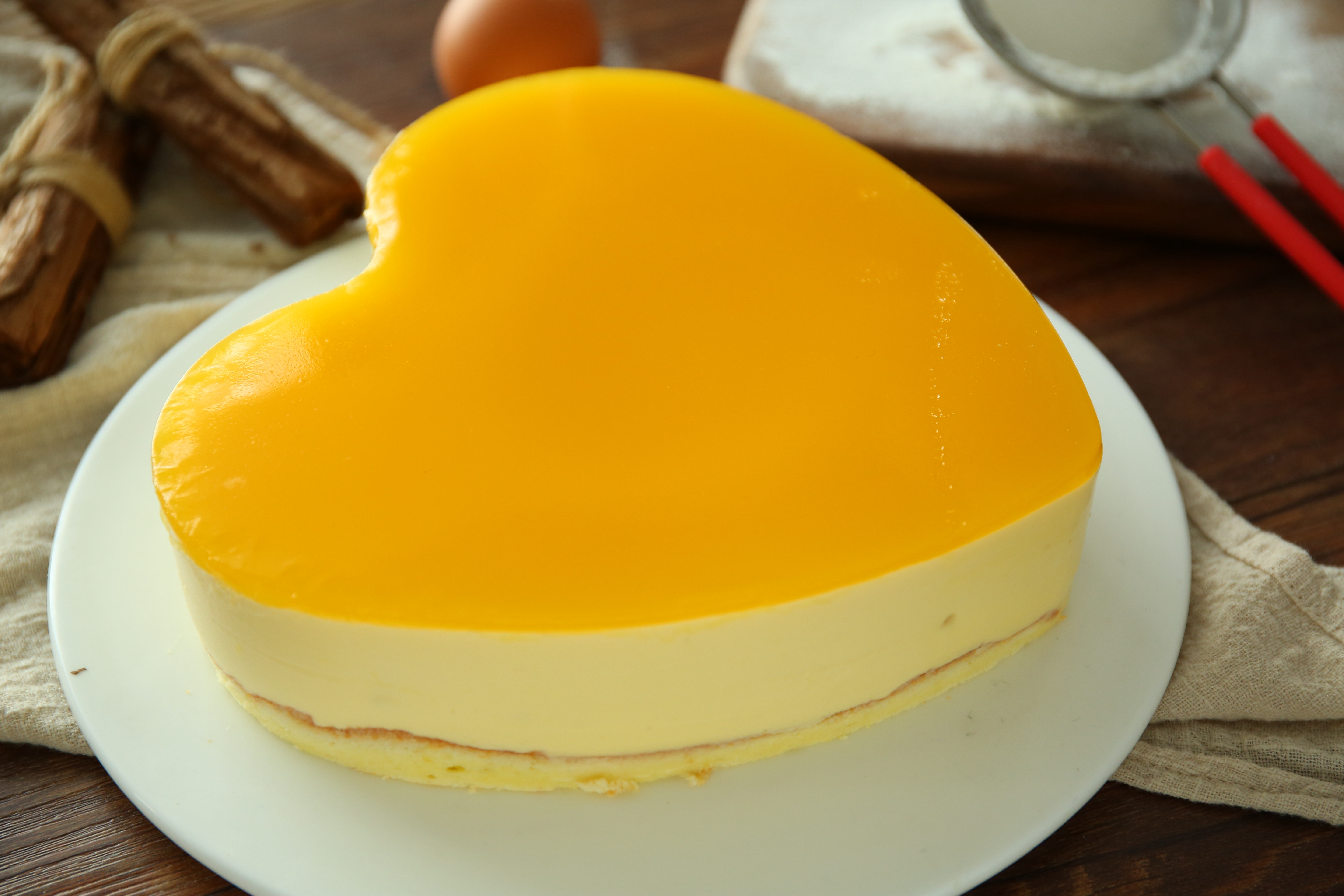 七夕│ 让这款芒果流心百香果芝士蛋糕变成甜蜜的催化剂