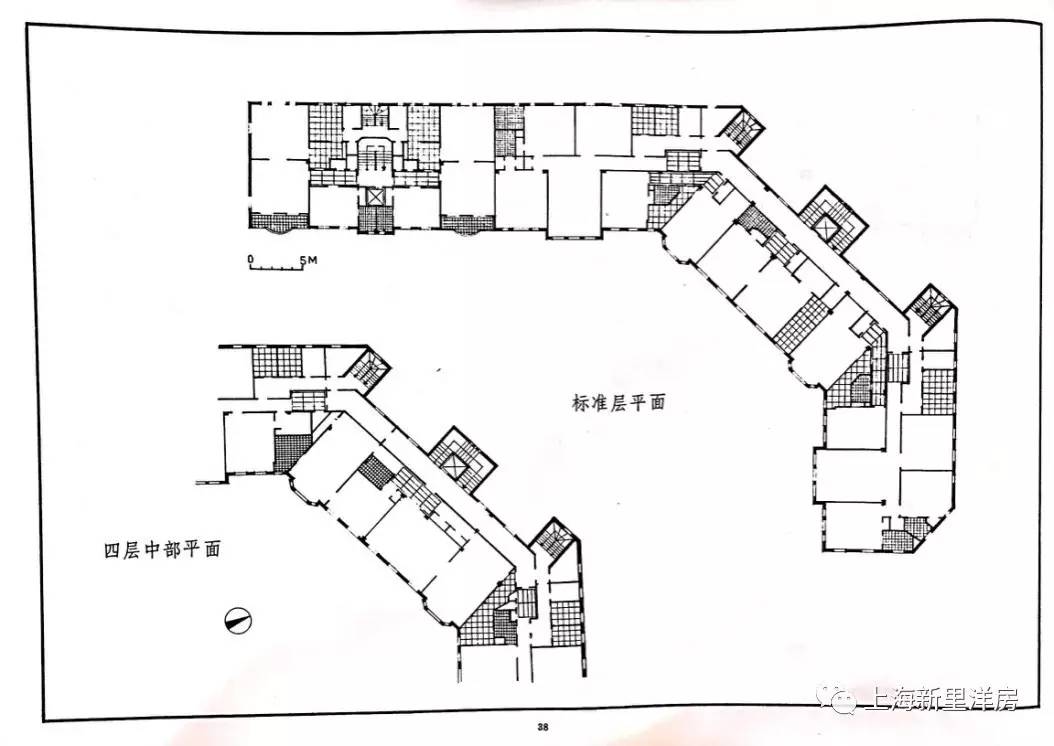 公寓平面由內廊式,外廊式和躍層式等單元組成.