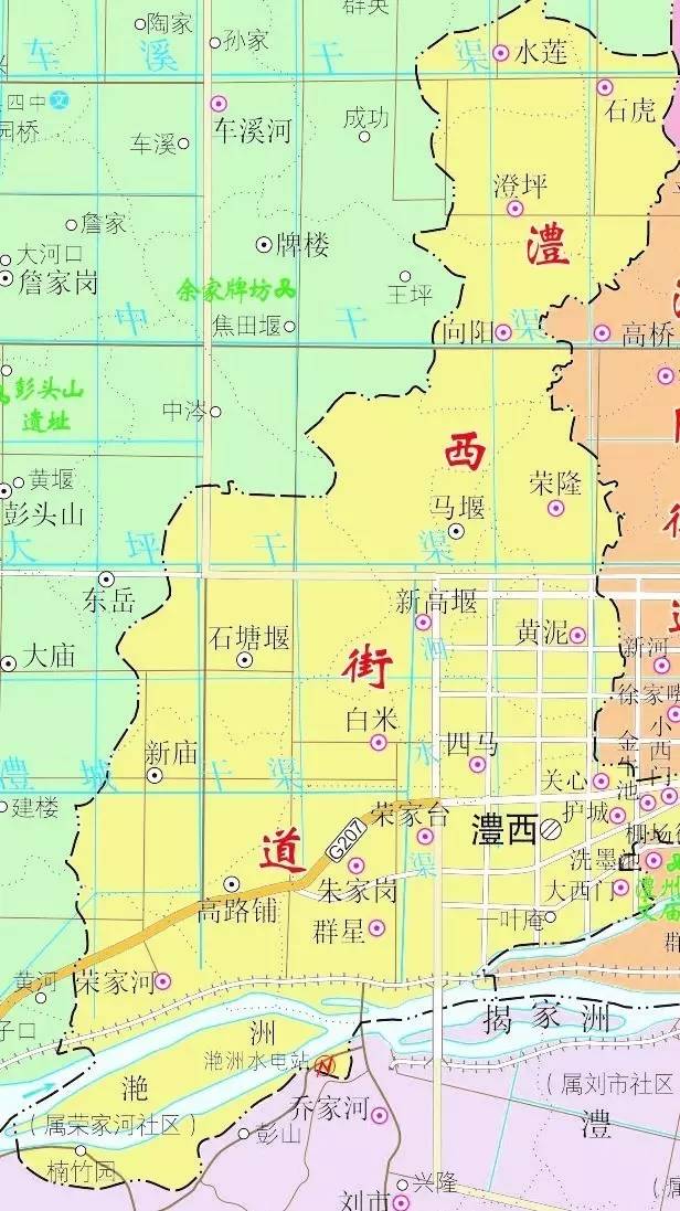 澧州古城地图图片