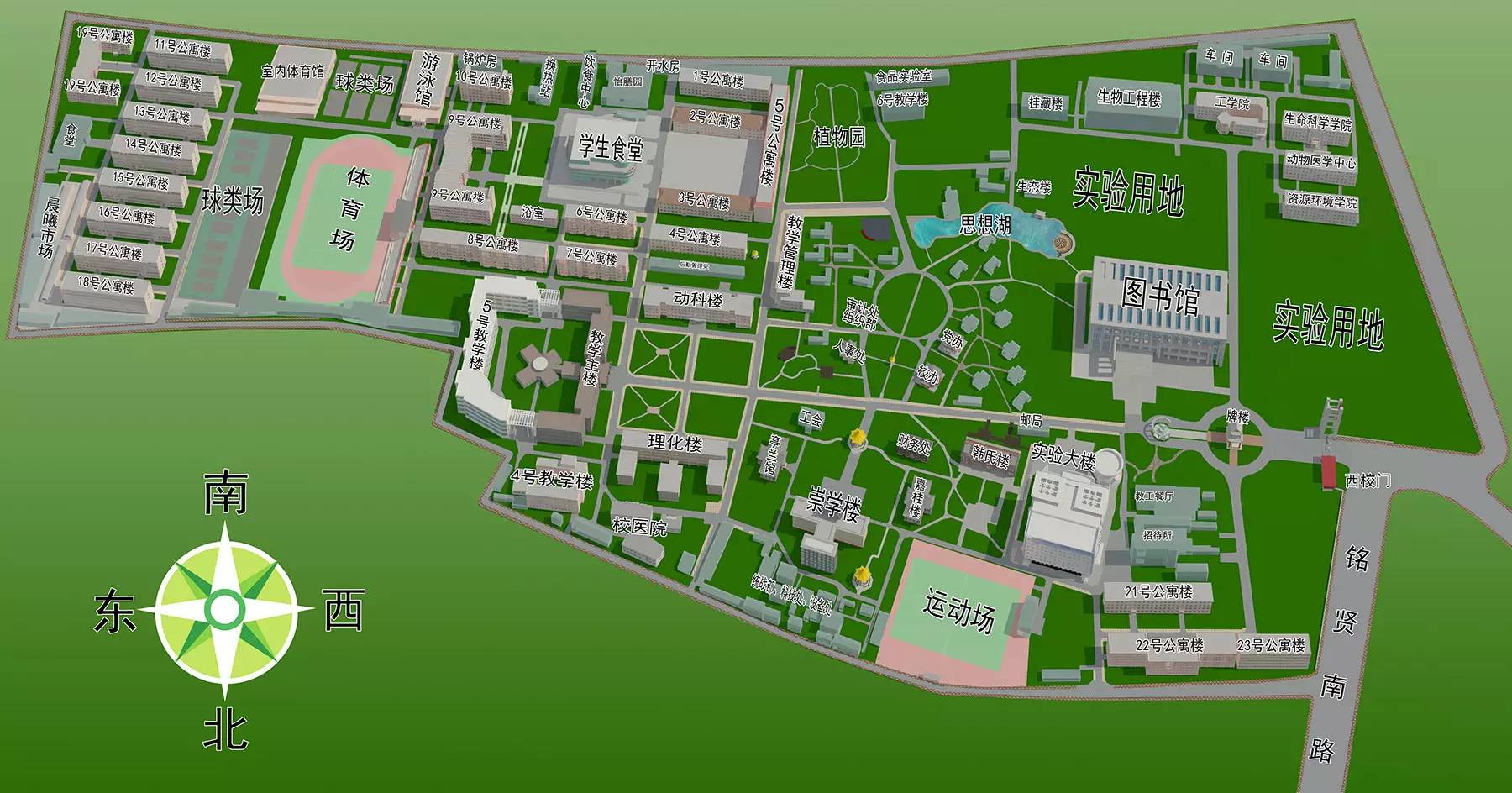 天津农学院地图图片