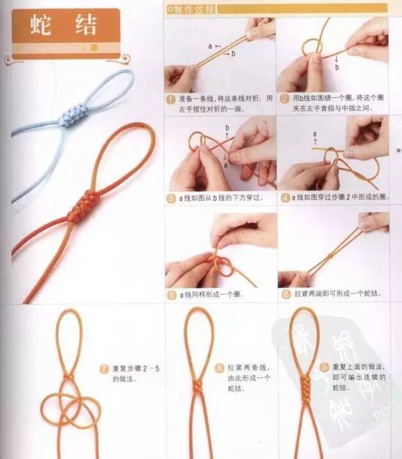 绳子编法大全 简单图片