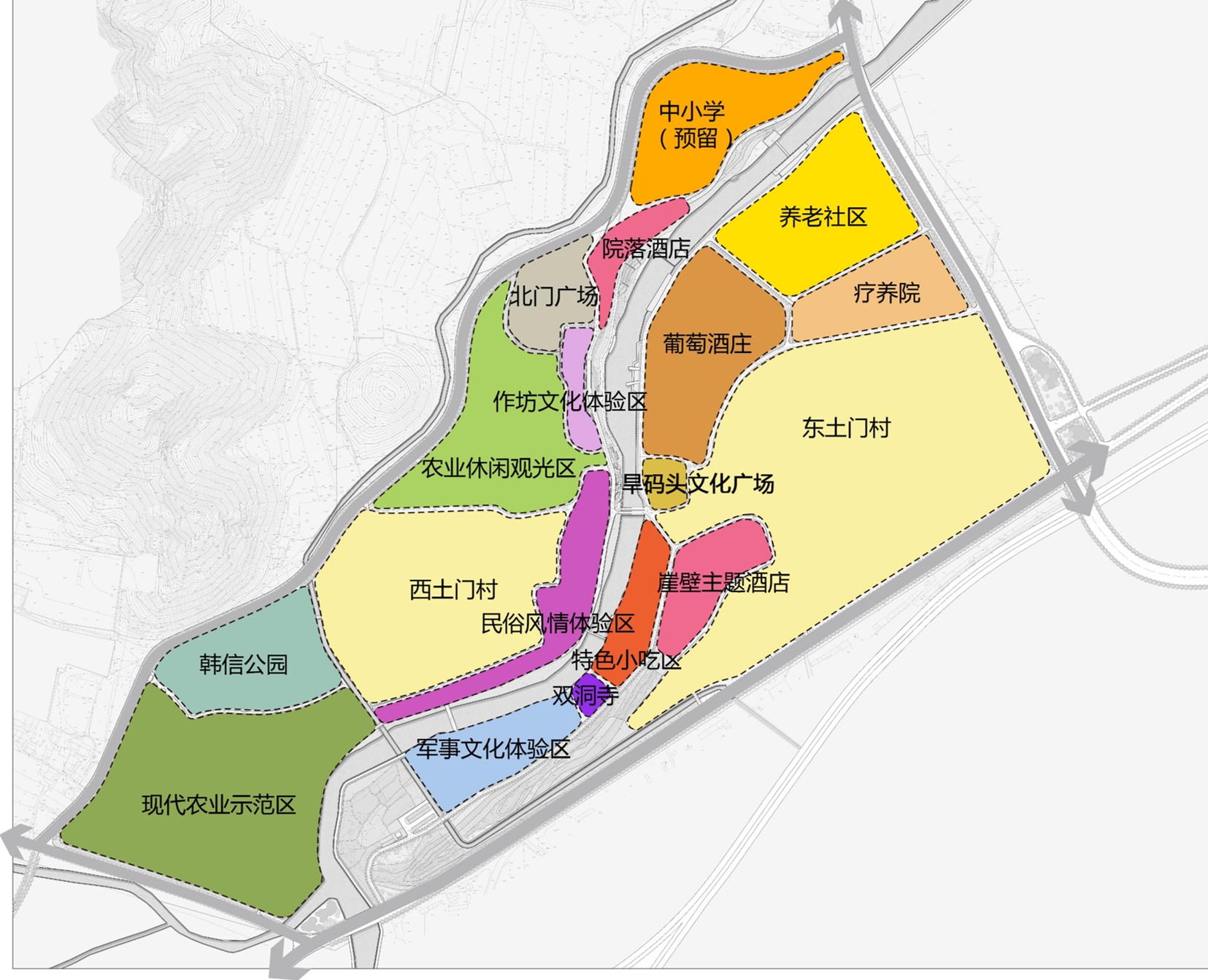 鹿泉和平路西延规划图图片