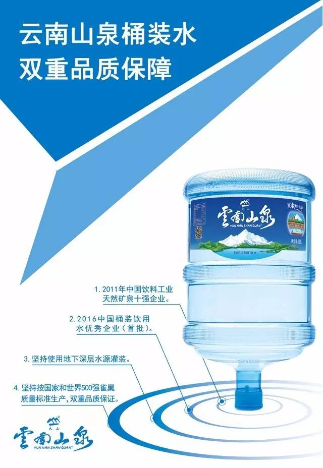 云南山泉瓶装水的规格图片