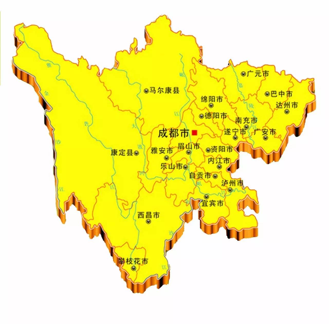 四川重庆一起地图图片