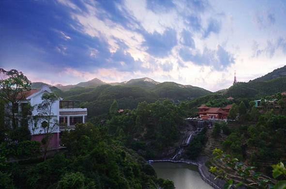 鱷渡秋風,蔡家圍寨,婆姐嶺古道,別峰古寺