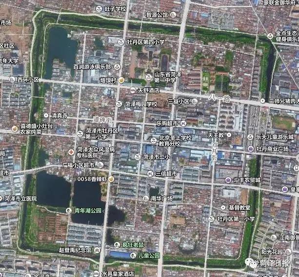 菏泽老城区最新规划图图片