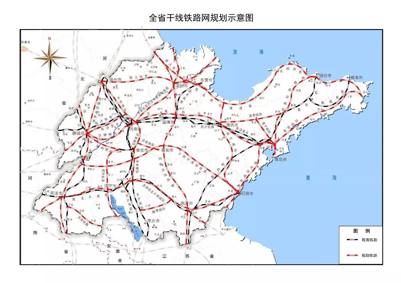 临沂北高铁环线线路图图片