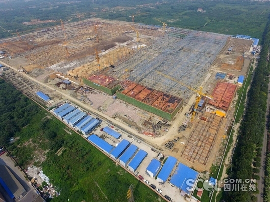 項目動態霸氣京東亞洲一號新都物流園雛形初現明年6月竣工