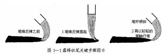 书法技法如何用笔正锋侧锋偏锋