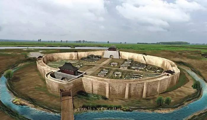 蒲峪路故城遗址东,北为沼泽地,遇到雨季通向古城的土路泥泞得无法通行